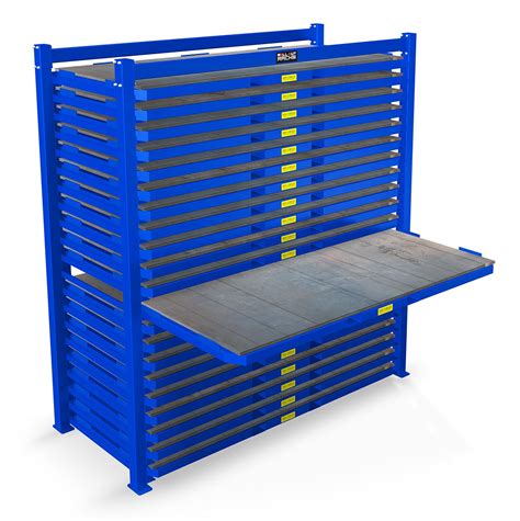 roll out sheet metal rack|metal roll out rack.